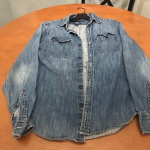 Old Navy Washed Denim Over Shirt